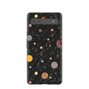 Black Galactic Glow Google Pixel 6a Case