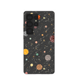 Black Galactic Glow Samsung Galaxy S25 Ultra Case