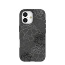 Black Gardenia Lines iPhone 17 Case