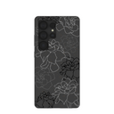 Black Gardenia Lines Samsung Galaxy S25 Ultra Case