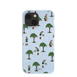 Powder Blue Gardening Girl iPhone 13 Mini Case