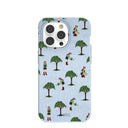 Powder Blue Gardening Girl iPhone 14 Pro Case