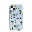 Powder Blue Gardening Girl iPhone 15 Case