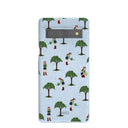 Powder Blue Gardening Girl Google Pixel 7a Case