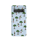 Powder Blue Gardening Girl Google Pixel 7 Pro Case