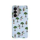 Powder Blue Gardening Girl Samsung Galaxy S26 Case