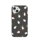 Black Ghost Stamps iPhone 14 Case