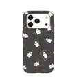 Black Ghost Stamps iPhone 17 Pro Case