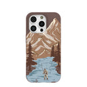 Chocolate Brown Gone Fishing iPhone 16 Pro Case