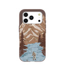 Chocolate Brown Gone Fishing iPhone 17 Pro Case