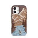 Chocolate Brown Gone Fishing iPhone 17 Case