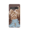 Chocolate Brown Gone Fishing Google Pixel 7 Case