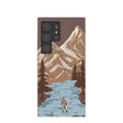 Chocolate Brown Gone Fishing Samsung Galaxy S24 Ultra Case