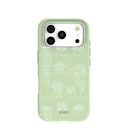 Sage Green Green Cascade iPhone 17 Pro Case