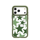 Clear Green Glow iPhone 17 Pro Max Case With Forest Floor Ridge (MagSafe included)