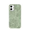 Sage Green Green Oasis iPhone 16 Plus Case