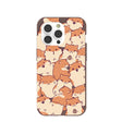 Chocolate Brown Happy Hamsters iPhone 14 Pro Case