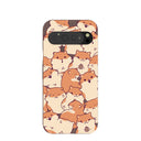 Chocolate Brown Happy Hamsters Google Pixel 9 Pro XL Case