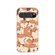 Chocolate Brown Happy Hamsters Google Pixel 9/9 Pro Case