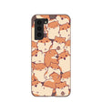 Chocolate Brown Happy Hamsters Samsung Galaxy S21 Case