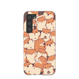 Chocolate Brown Happy Hamsters Samsung Galaxy S23+(Plus) Case