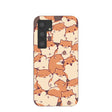 Chocolate Brown Happy Hamsters Samsung Galaxy S24 Case