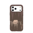 Chocolate Brown Hidden Cabin iPhone 17 Pro Max Case