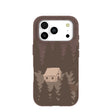 Chocolate Brown Hidden Cabin iPhone 17 Pro Case