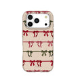 Seashell Holiday Bows iPhone 17 Pro Case