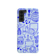 Powder Blue Home for Midnight Samsung Galaxy S21 Case