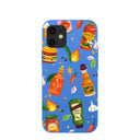 Electric Blue Hot Stuff iPhone 12 Mini Case