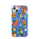 Electric Blue Hot Stuff iPhone 14 Plus Case