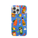 Electric Blue Hot Stuff iPhone 14 Pro Max Case