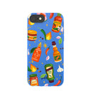 Electric Blue Hot Stuff iPhone 6/6s/7/8/SE Case