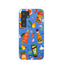 Electric Blue Hot Stuff Samsung Galaxy S24 Case