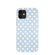 Powder Blue Indigo Dots iPhone 12 Mini Case