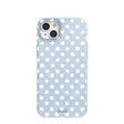 Powder Blue Indigo Dots iPhone 15 Plus Case