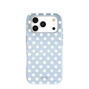 Powder Blue Indigo Dots iPhone 17 Pro Case