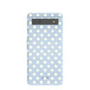 Powder Blue Indigo Dots Google Pixel 6a Case