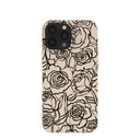 Seashell Inked Blooms iPhone 13 Pro Max Case