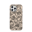 Seashell Inked Blooms iPhone 15 Pro Max Case