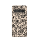 Seashell Inked Blooms Google Pixel 7 Pro Case