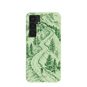 Sage Green Into the Mountains Samsung Galaxy S25+(Plus) Case