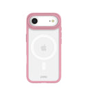 Clear iPhone Air Case with Petal Pink Ridge (MagSafe Included)