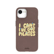 Chocolate Brown Ive got Pilates iPhone 16e/17e Case