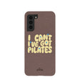 Chocolate Brown Ive got Pilates Samsung Galaxy S21 Case