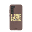 Chocolate Brown Ive got Pilates Samsung Galaxy S23 Case
