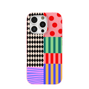 Bubblegum Pink Juggling Colors iPhone 16 Pro Case