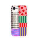 Bubblegum Pink Juggling Colors iPhone 16e/17e Case