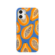 Electric Blue Juicy Papayas iPhone 16 Plus Case